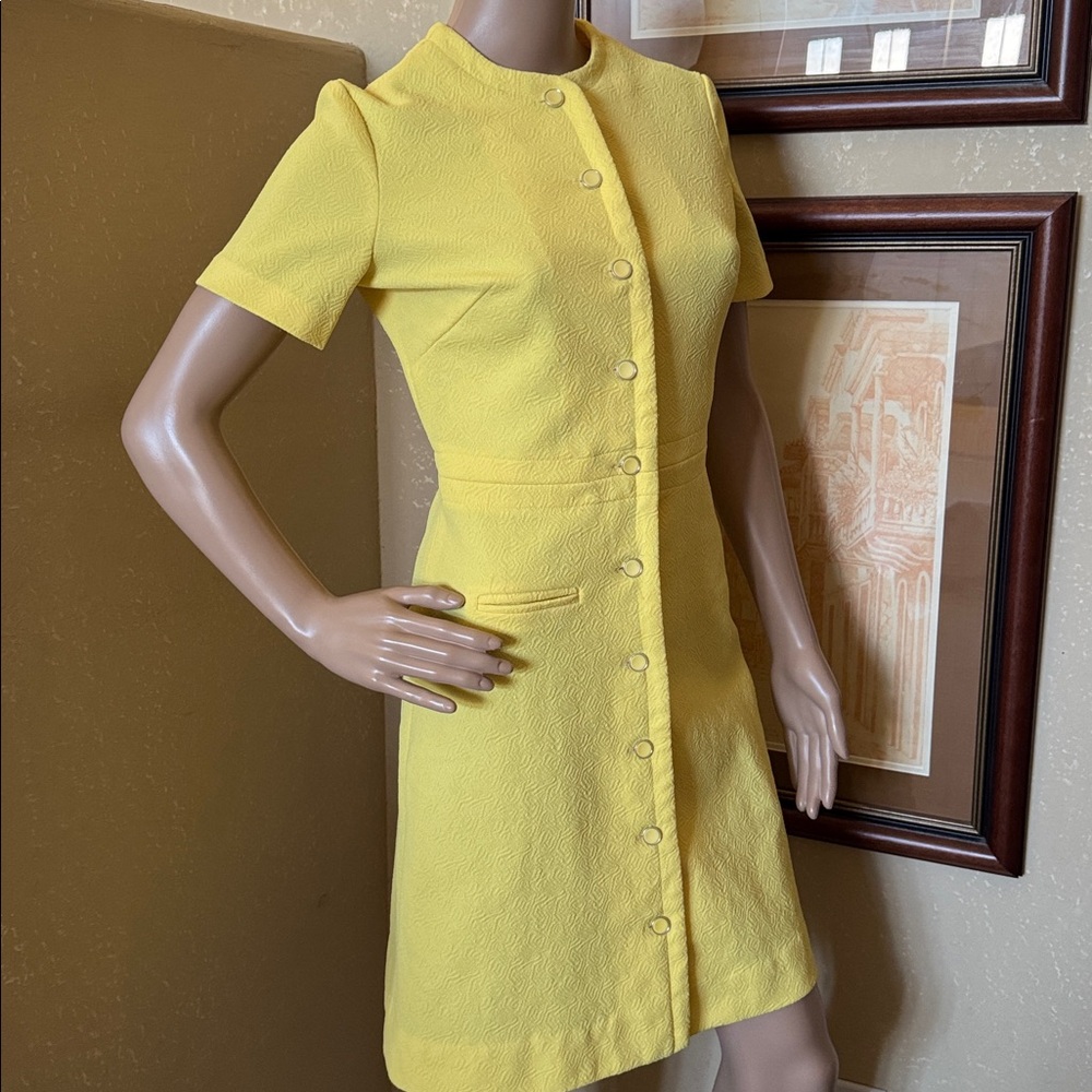 60’s Vintage Jackie Kennedy Sheath Dress Japan Sz XS
